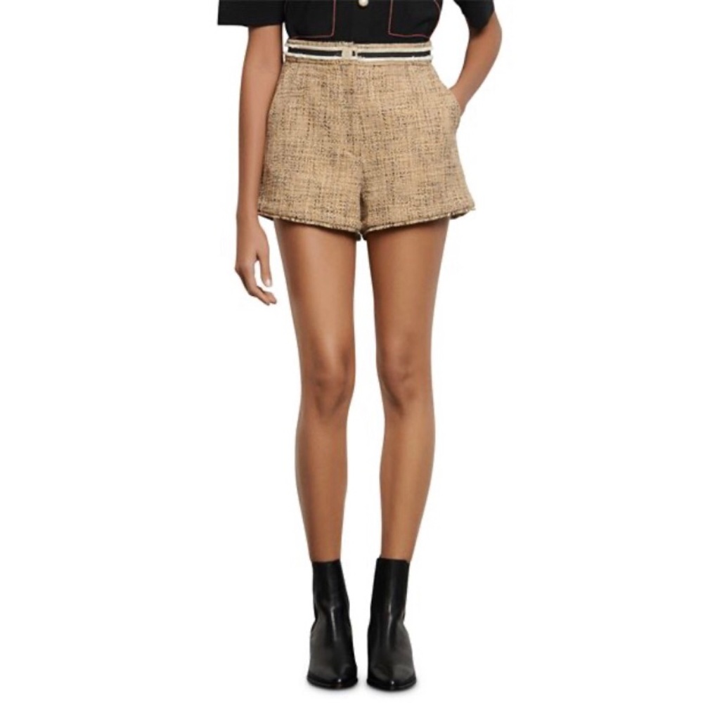 Sandro Beige Tweed Pants (Never Worn)